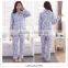 Pure cotton leisurewear suit long-sleeve plus-size pajamas sets women in the spring