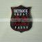 2016 custom high quality full embroidery patch with merrowed border