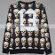 Men's Full Body Death's-head Human Skull Fleece Shirt