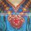 DIGITAL print crepe crystal embellished kaftan CAFTAN tunic poncho blouse