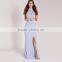 designer one piece party dress long frog backless style