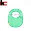 Oekotex/Sedex factory organic cotton blue cute baby waterproof bibs