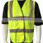 ENISO20471 HV Yellow Polyester Knitted Sew-on Tapes Fluorescent Vest