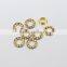3 colors 12mm round metal brass rhinestone eyelets crystal diamond grommets glass eyelets RE-12mm-001
