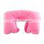 Portable Inflatable U-Shape Pillow Neck Rest Car Travel Comfort Headrest Car Flight Travel Soft Nursing Cushion