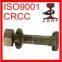 Zinc Plated Insert Bolt with Nut and Washer for Railway