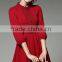 Custom Women Vintage Dress 1950s Classic Design Long Sleeve Party Ladies Maxi Dress