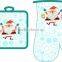 professional designer oven mitts baking mitts with christmas design