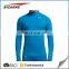 Low MOQ mens long sleeve compression tshirts for gym and fitness
