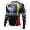 OEM is Available Printed Long-sleeved Men's Sports Compression Wear