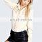 CHEFON Long Sleeve Laser Cut Models Party Blouses Women
