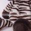 Lovely plush zebra toys 30cm sitting position custom logo