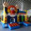 Combination inflatable bouncer slide, Carnival Game inflatable clown