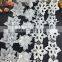 new arrival white 3d flower lace trim for dress and decoration