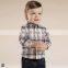 T-BSS001 2016 Long Sleeve Plaid Latest Dress Shirt Designs For Boys