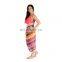 Multicolour Smudge Stripes Print Sarong