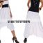 White Solid Alibaba Harem Genie Trouser Hippie Trousers Aladdin Pants Baggy Gypsy Hippie Baggy Pants Afghani Unisex wholesale