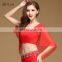 S-3105 Modal and net cloth new designed stage belly dance top wear
