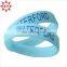 Logo design promotional glow in the dark wristbands for events