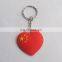 wholesale lovely customized soft PVC flag keychain