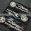 custom chrome logo letters car stickers
