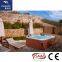 2018 hot sale cheap acrylic outdoor hot tub spa with HDTV