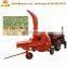 Corn stalk cutting machine for cow straw feed, mobile chaff cutter