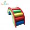 Kids indoor soft play rainbow bridge  climbing toy