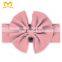 Girl Cotton Messy Bow Head Wrap Korean Kids Fashion Wholesale Baby Cotton Headband