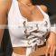 Hot Wholesale Ladies Strap Hollow Sexy Slim Skinny Crop Top
