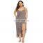 LAITE D2119 women hollowing out casual dresses women plus size dress ladies beach smock