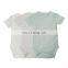 Summer 100% Organic Cotton V-neck Short Sleeves Baby Romper