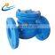 6 inch DN80 PN16 Water Din Cast Iron Flanged Swing rubber non slam Check Valve