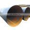China factory API 5l standard  large diameter spiral pipe ssaw steel pipe with black painting