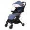 Automatic swing baby stroller baby cradle with leather visor