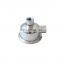 3 inch SS304 Hemispherical lid with 1/2 inch fnpt top port and open 1/2 inch side port