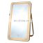 Korea desk stand touch makeup vanity mirror with led lights