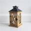 Portable Led Candle Holder Solar Candle Lantern Wood Lantern For Home Decor
