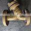 Y Type Strainer Manual operation Mesh  Copper B62 C95800 body materials flange End