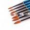 Custom Logo High Quality 100% Kolinesky Sable Hair Nail Acrylic Brushes With Dotting Diamond Design For Nails