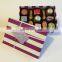 Solid color chocolate presentation box paper wedding candy Favor box