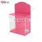 High Quality Locked Donation Box with Back Wall Curved Display Area For Fundraising DonationTicket Collection Box