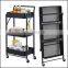 Hot Sales Modern Storage Rack Three Layer Triangular Kitchen Storage Rack Bathroom Powder Coating Metal Storage Racks