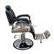 Reclining Hydraulic Pump Men Salon Equipment Beauty Salon Barber Chair Black  Portable Hair Salon Chair Sillas de peluqueria