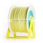 Pla 3d printer material Straw yellow filament with the new spool convertible into a coat hanger. Spool holder included.