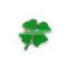 3D Green Four-leaf Clover Logo Car Metal Badge Trunk Custom Emblem Decal 35x35mm