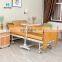 Household Style Solid Wood Two Function Back Lift Manual Paralysis Patient Care Bed Nursing Fowlers Bed for Home Nursing