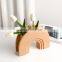 Nordic Creative Simple Design Art Morandi Geometric Porch Desktop Ceramic Vase for Other Home Decor