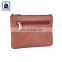 Premium Quality Hot Selling Nickle Fitting Zipper Closure Type Genuine Leather Key Case for Wholesale Purchase