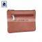 Premium Quality Hot Selling Nickle Fitting Zipper Closure Type Genuine Leather Key Case for Wholesale Purchase